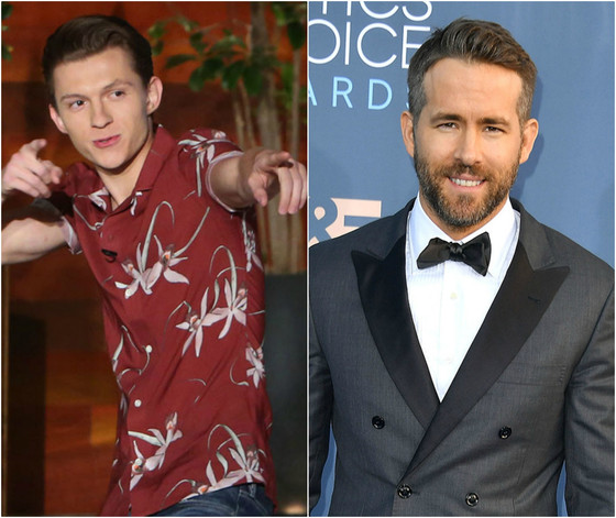 Tom Holland, Ryan Reynolds Tom Holland, Ryan Reynolds